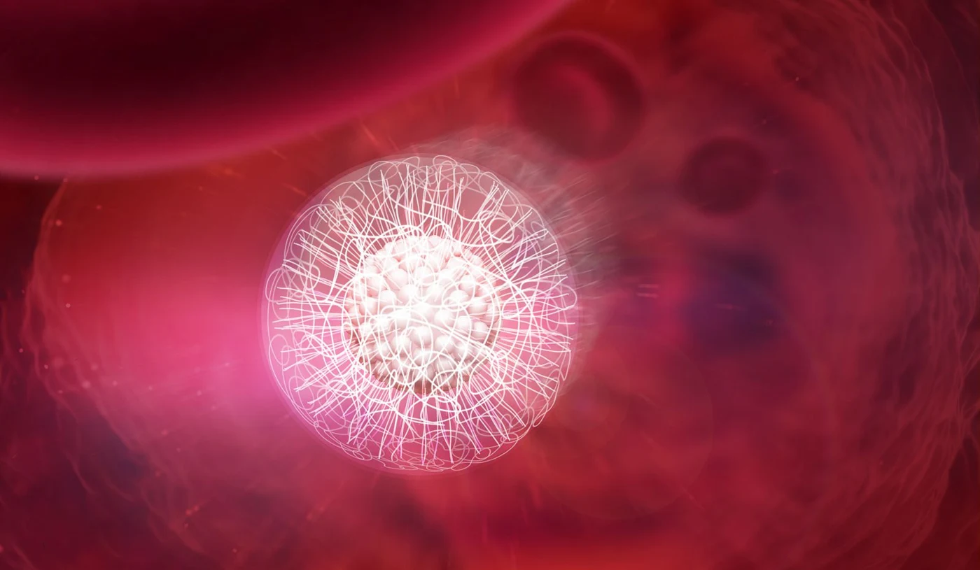 Lipidots nanodroplet illustration — CEA